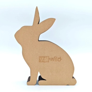 Sculpture lapin en bois