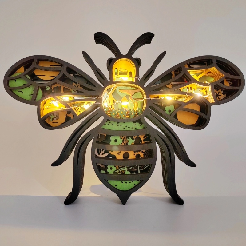 Sculpture abeille en bois Sculpture abeille en bois
