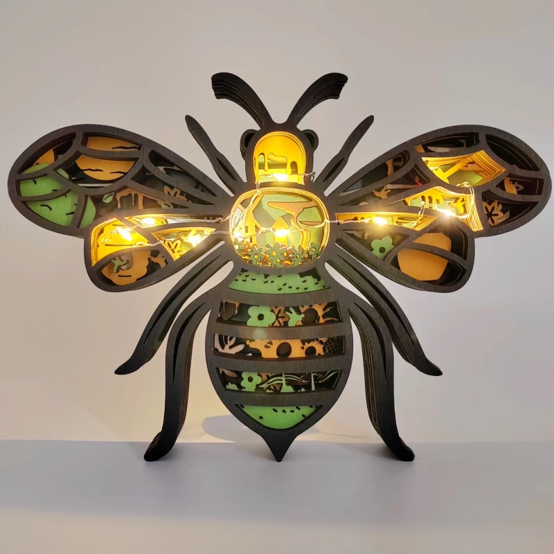 Sculpture abeille en bois Sculpture abeille en bois