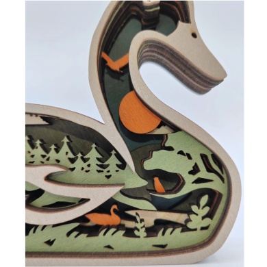 Sculpture canard en bois