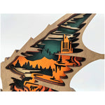 Sculpture dragon en bois