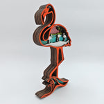 Sculpture flamand rose en bois