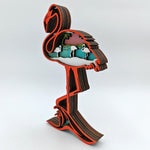 Sculpture flamand rose en bois