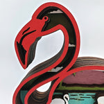 Sculpture flamand rose en bois