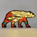 Sculpture ours en bois