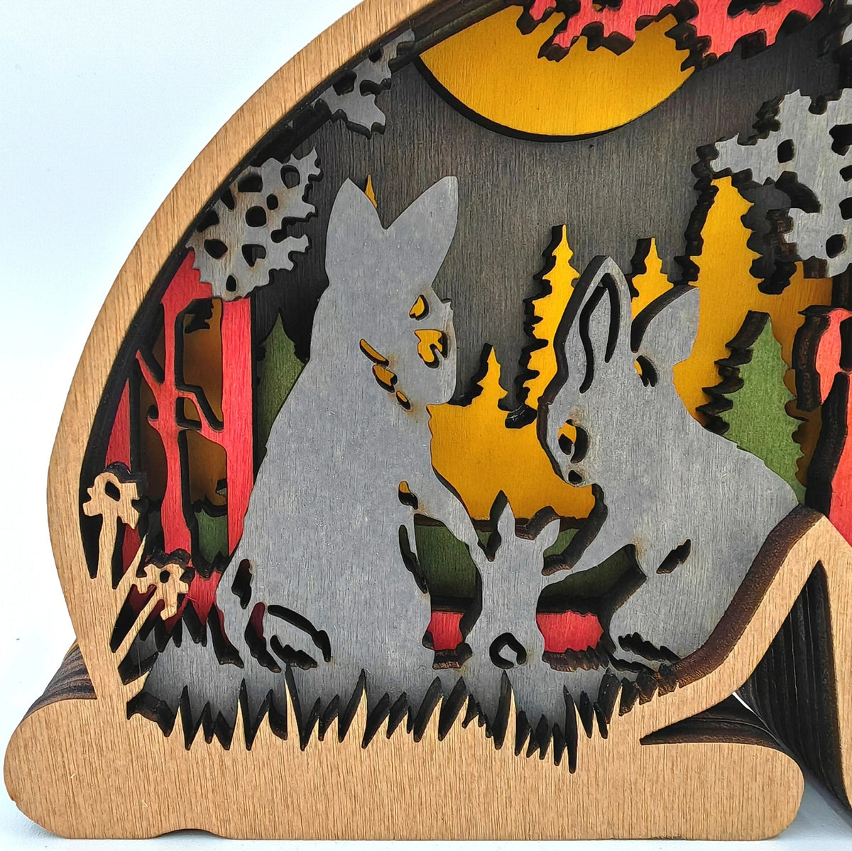 Sculpture lapin en bois