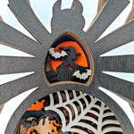 Sculpture araignée en bois