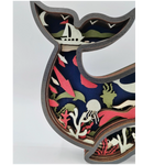 Sculpture baleine en bois
