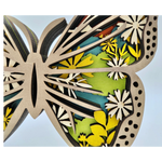 Sculpture papillon en bois