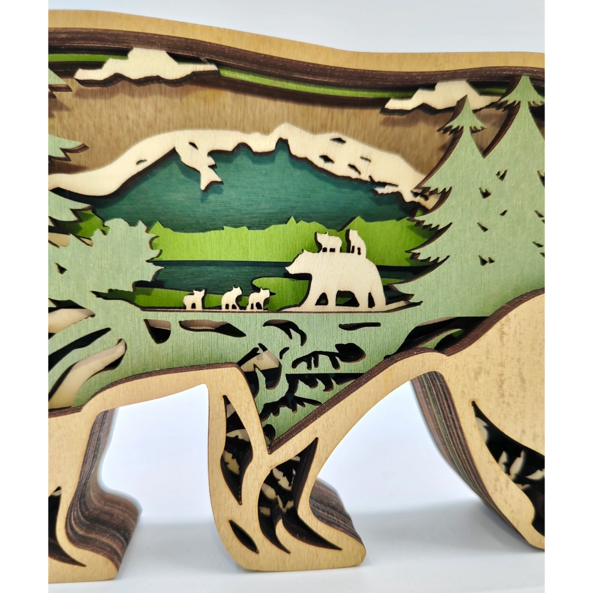 Sculpture ours en bois