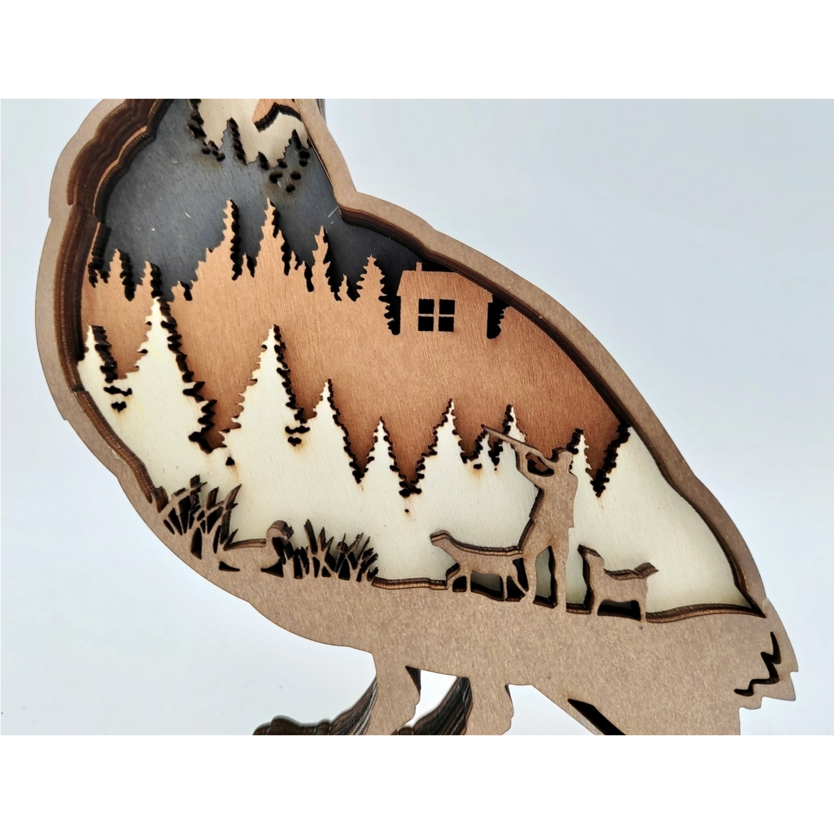 Sculpture canard en bois