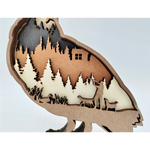 Sculpture canard en bois