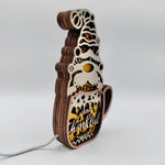 Lampe lutin en bois - USB
