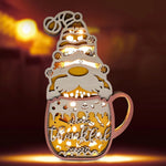 Lampe lutin en bois - USB