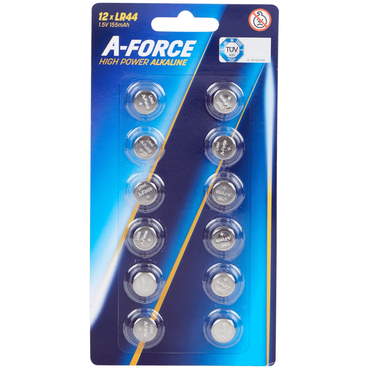 Lot de 12 piles LR44