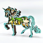 Lampe licorne en bois - USB
