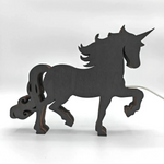Lampe licorne en bois - USB