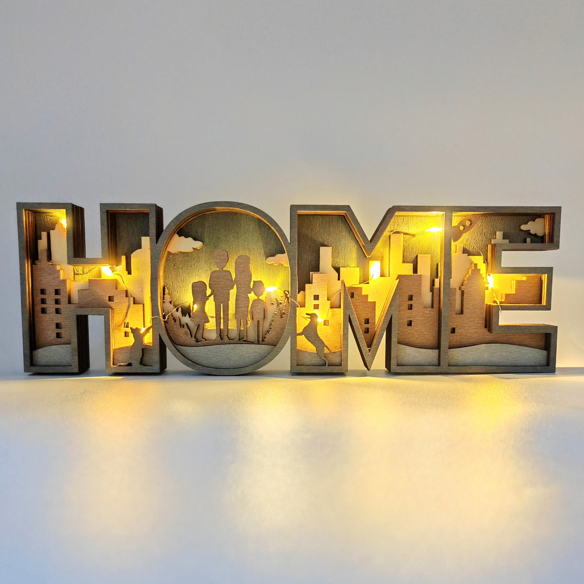 Sculpture Home en bois