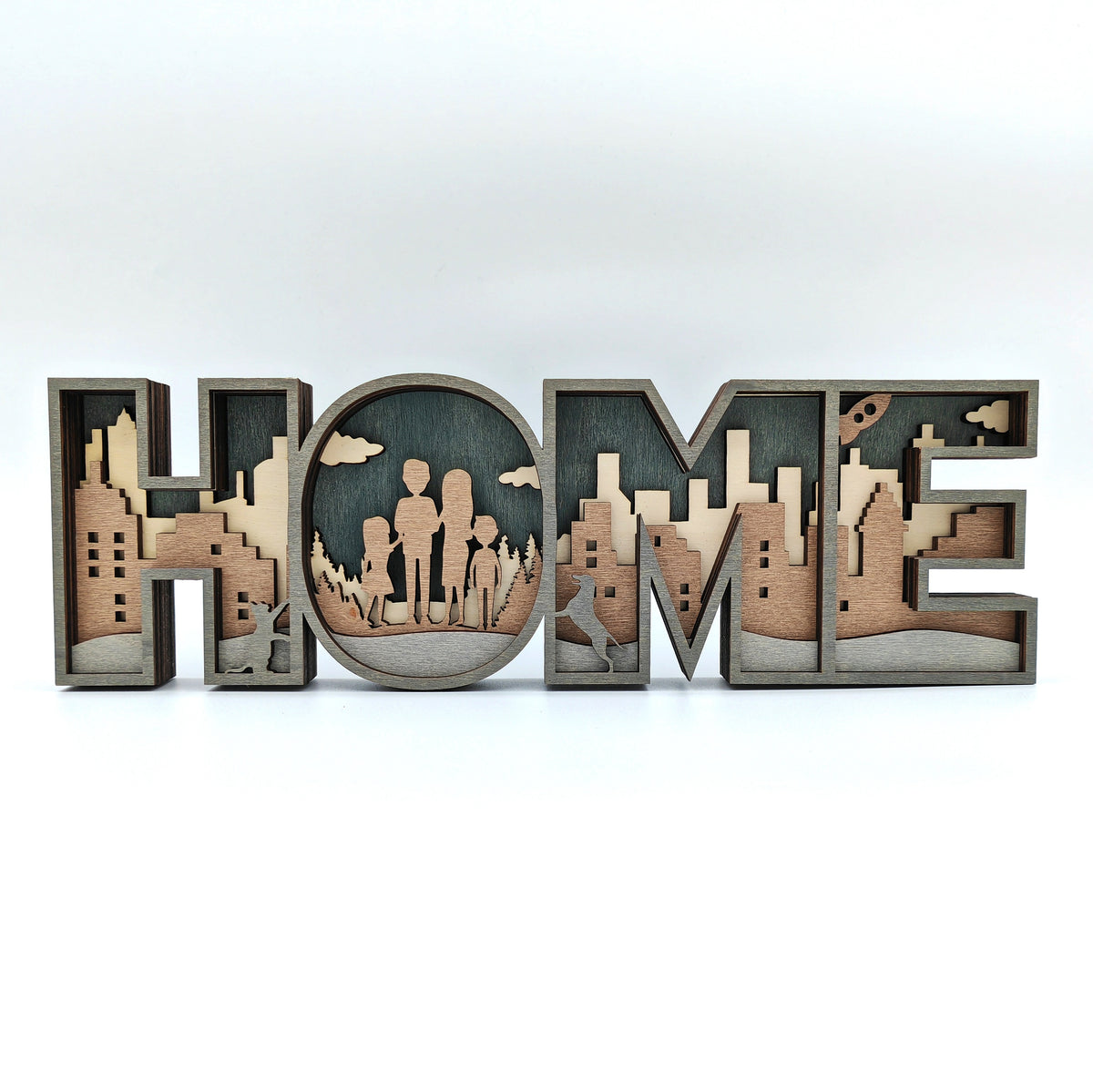Sculpture Home en bois